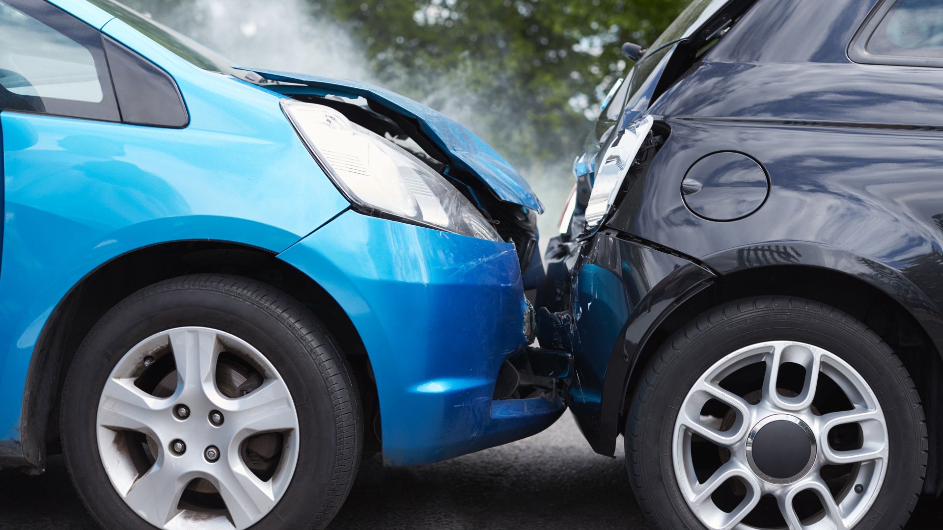 Car Accident on Highway