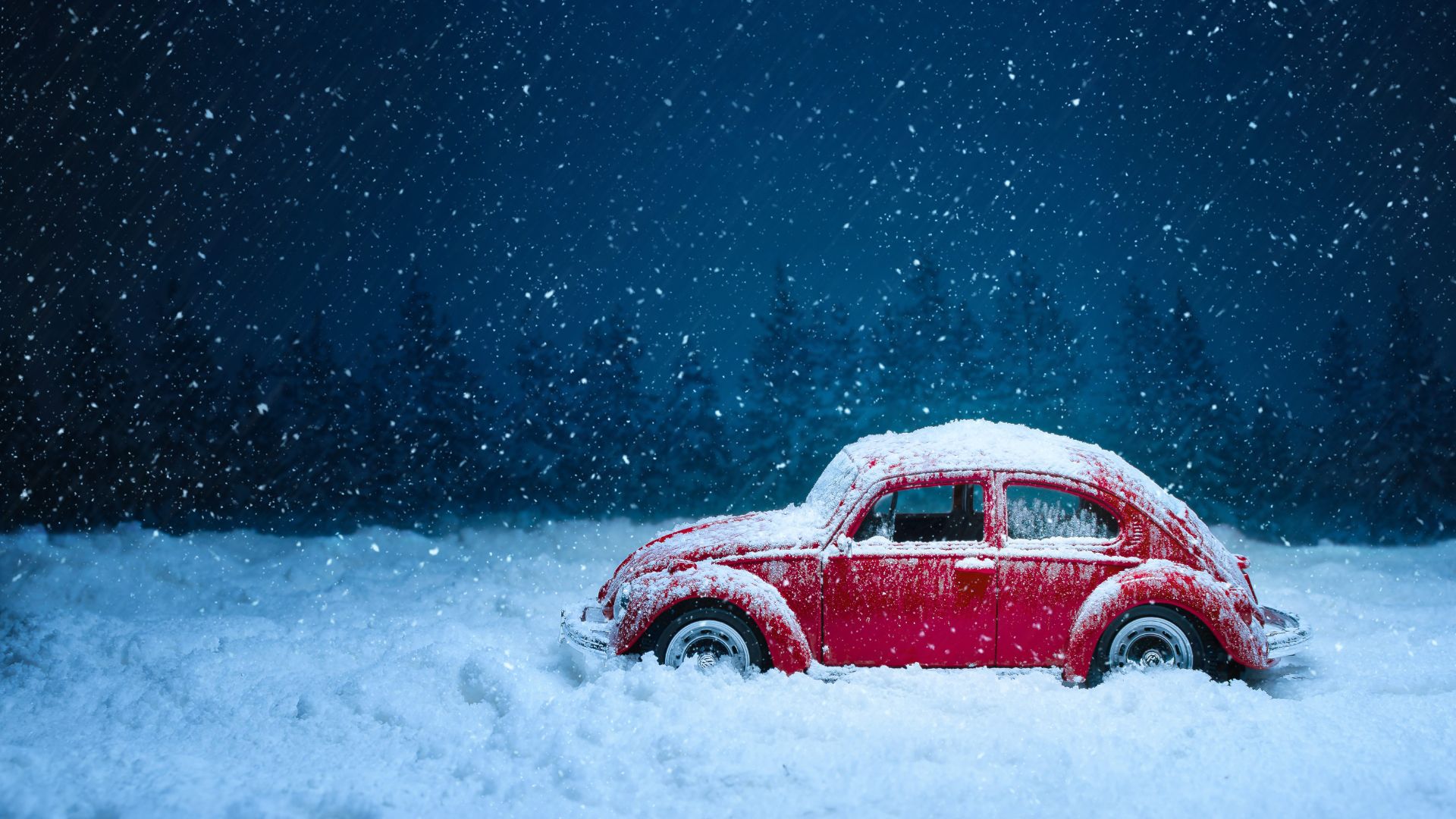 Car Stuck in Snow